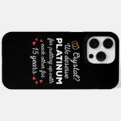 15e bruiloft Jubileum I - Crystal Funny Couple Case-Mate iPhone Case (Achterkant (horizontaal))