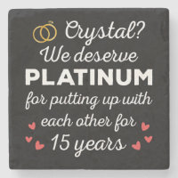 15e bruiloft Jubileum I - Crystal Funny Couple