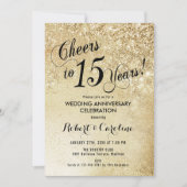 15e bruiloft Jubileum Kaart (Voorkant)