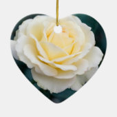 15e bruiloft Jubileum, Roos Keramisch Ornament (Achterkant)