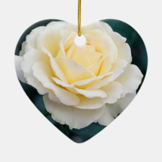 15e bruiloft Jubileum, Roos Keramisch Ornament (Achterkant)