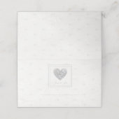 15e Crystal Wedding trouwdag-plaatskaart Plaatskaartje (Buitenkant ongevouwen)