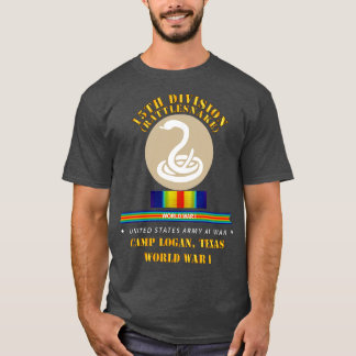 15e divisie Rattlesnake Camp Logan TX WI T-shirt