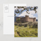 15e eeuw kasteel van de hertog van Alburquerque Briefkaart (Voorkant / Achterkant)
