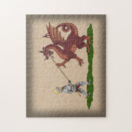 15e eeuw Saint George en de Draak Legpuzzel