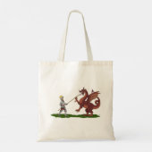 15e eeuw Saint George en de Draak Tote Bag (Achterkant)