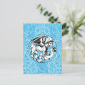 15e eeuw St Luke's Emblem Gevleugelde stier Briefkaart (Staand voorkant)