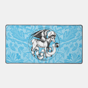 15e eeuw St Luke's Emblem Gevleugelde stier Bureaumat