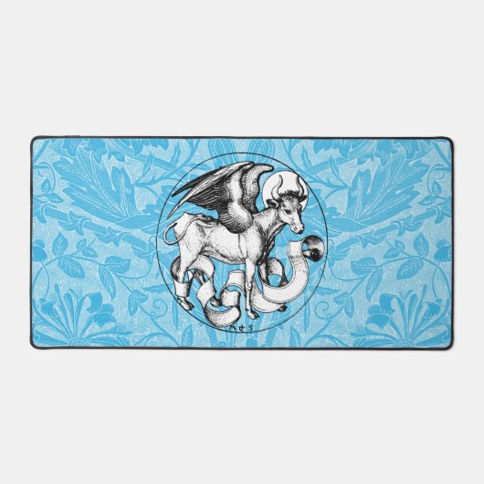 15e eeuw St Luke's Emblem Gevleugelde stier Bureaumat (Voorkant)