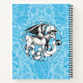 15e eeuw St Luke's Emblem Gevleugelde stier Notitieboek (Achterkant)