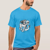 15e eeuw St Luke's Emblem Gevleugelde stier T-shirt (Voorkant)