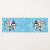 15e eeuw St Luke's Emblem Gevleugelde stier Yogamat (Voorkant (horizontaal))