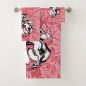 15e eeuw St Mark's Embleem gevleugelde leeuw Bad Handdoek (Insitu)