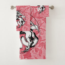 15e eeuw St Mark's Embleem gevleugelde leeuw Bad Handdoek