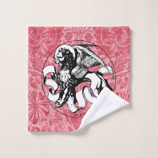15e eeuw St Mark's Embleem gevleugelde leeuw Bad Handdoek (Wasdoekje)