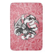 15e eeuw St Mark's Embleem gevleugelde leeuw Badmat (Voorkant Verticaal)