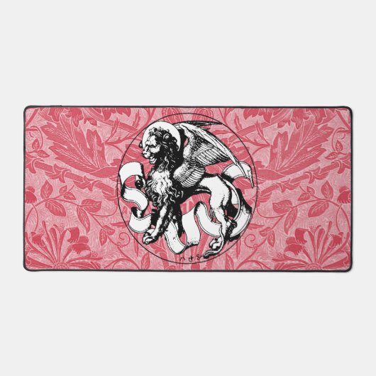 15e eeuw St Mark's Embleem gevleugelde leeuw Bureaumat (Voorkant)