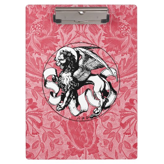 15e eeuw St Mark's Embleem gevleugelde leeuw Klembord (Voorkant)