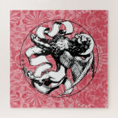 15e eeuw St Mark's Embleem gevleugelde leeuw Legpuzzel (Horizontaal)