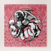 15e eeuw St Mark's Embleem gevleugelde leeuw