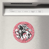 15e eeuw St Mark's Embleem gevleugelde leeuw Magneet (Insitu (Vaatwasser))