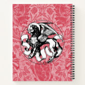 15e eeuw St Mark's Embleem gevleugelde leeuw Notitieboek (Achterkant)