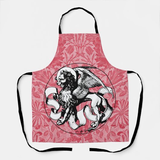 15e eeuw St Mark's Embleem gevleugelde leeuw Schort (Voorkant)