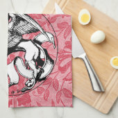 15e eeuw St Mark's Embleem gevleugelde leeuw Theedoek (Quarter Fold)