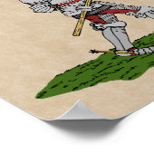 15e-eeuwse Sint-Joris en de Draak Poster (Hoek)