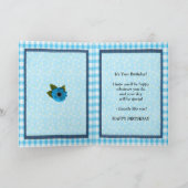 15e fotokaart voor een verjaardag kaart (Binnen)