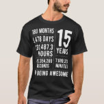 15e geboorte-idee voor jongens-meisjes Funny 15-ja T-shirt<br><div class="desc">15e verjaardag voor jongens meisjes grappige 15-jarige . Bekijk onze verjaardag voor de selectie van shirten voor de allerbeste in unieke of aangepaste handgemaakte stukken van onze winkels.</div>
