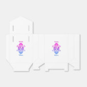 15e jaar traditionele kristalbruiloft bedankdoosjes (Uitgevouwen)