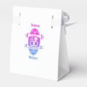 15e jaar traditionele kristalbruiloft bedankdoosjes (Achterkant)