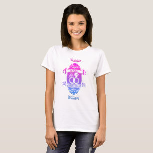 15e jaar traditionele kristalbruiloft t-shirt