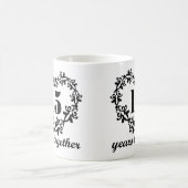 15e Jubileum 15 jaar samen Mok hartcadeau (Center)