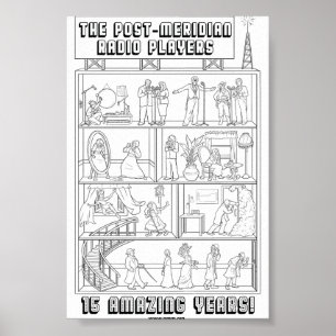 15e Jubileum B/W Poster