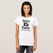 15e Jubileum (Funny) T-shirt (Voorkant volledig)