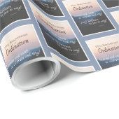 15e Jubileum van coördinaten Cadeaupapier (Rol Hoek)