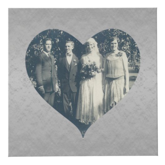 15e Jubileum van het Kristal Wedding Heart Lijsten (Voorkant)