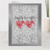 15e Jubileum van het Kristalhuwelijk voor echtgeno Kaart (Achterkant)