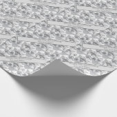 15e Jubileum voor bruiloft, kristal Cadeaupapier (Hoek)