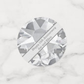 15e Jubileum voor bruiloft, kristal Confetti (Kleine voorkant)