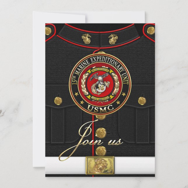 15e Mariene Expeditionaire eenheid (15e MEU) [3D] (Voorkant)