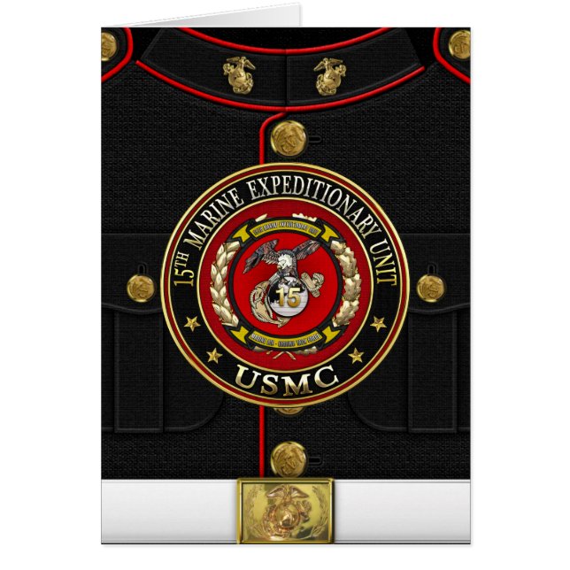 15e Mariene Expeditionaire eenheid (15e MEU) [3D] (Voorkant)