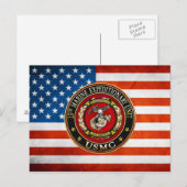 15e Mariene Expeditionaire eenheid (15e MEU) [3D] Briefkaart (Voorkant / Achterkant)