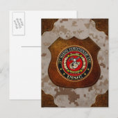 15e Mariene Expeditionaire eenheid (15e MEU) [3D] Briefkaart (Voorkant / Achterkant)