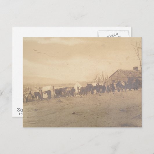 15e PA Cavalry 1865 Briefkaart (Voorkant / Achterkant)