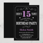 15e Paars- en zwarte moederbord Kaart (Voorkant / Achterkant)