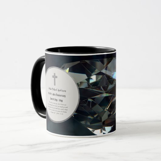 15e Priesterwijding Jubileum Kristal - ELKE GEESTE Mok (Voorkant links)