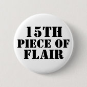 15e stuk Flair Ronde Button 5,7 Cm (Voorkant)